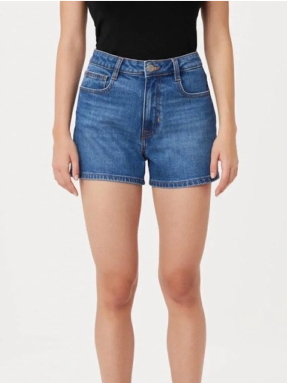 Frank And Oak The Stevie Slim Fit 3in Short in Blue, Size 23